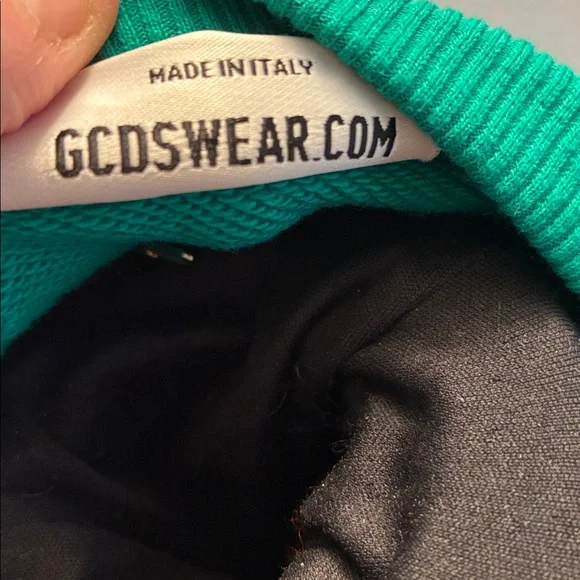 GCDS Green 3D Bear Sweatshirt